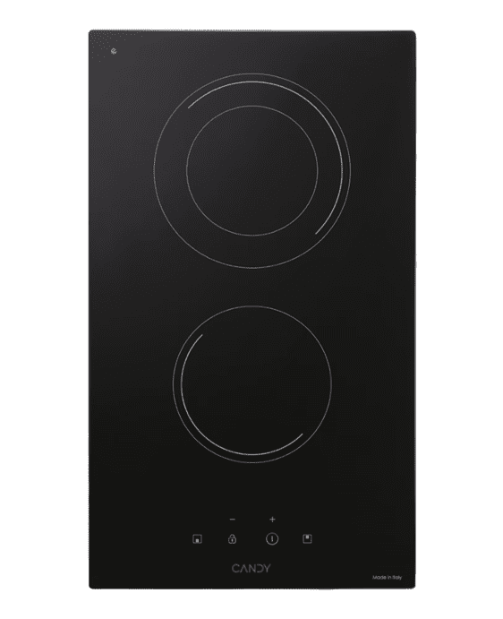 Candy BI Ceramic Hobs 2 Zones Black